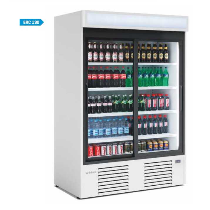 EXPOSITOR REFRIGERADO VERTICAL INFRICO PUERTAS CORREDERAS